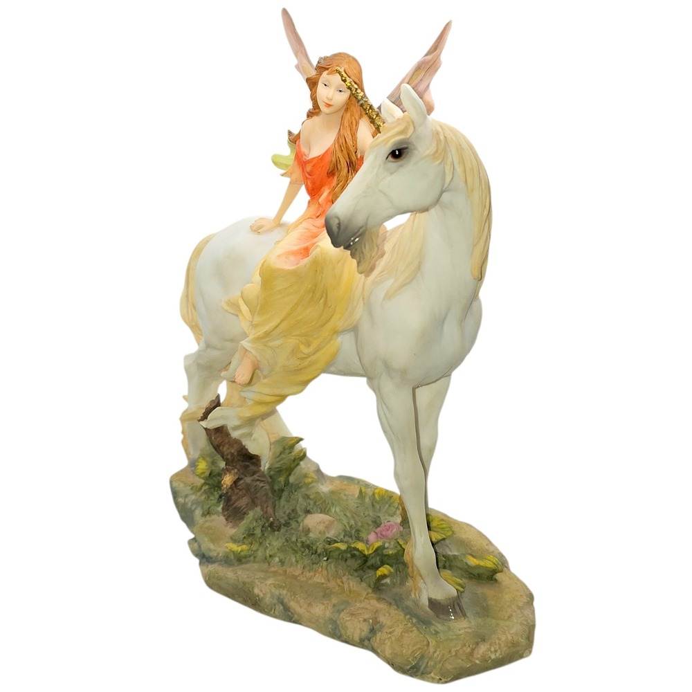 Summit Collection 2001 Veronese Fairy Unicorn Mystical Magical Fantasy Figurine - Picture 3 of 9